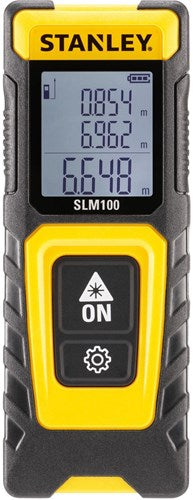 Stanley - laserafstandsmåler slm100 - 30m - elektrisk måleudstyr - lasere - 1 stk.
