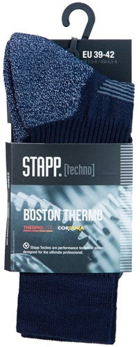 Stapp techno boston thermo sok 27450 | 999 zwart | maat 42 - 00.134.005.39