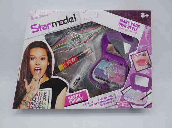 Femstjernet stjernemodel make-up sæt glad fredag lav din egen stil