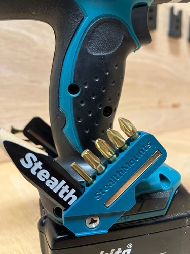 Stealthmounts 4590 bit holder til Makita | blå | 2 stk - bh-mk-4590-blu