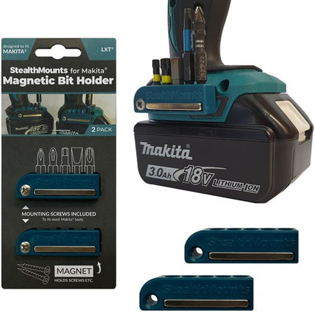 Stealthmounts bitholder til Makita | blå | 2 stk - bh-mk-blu-2