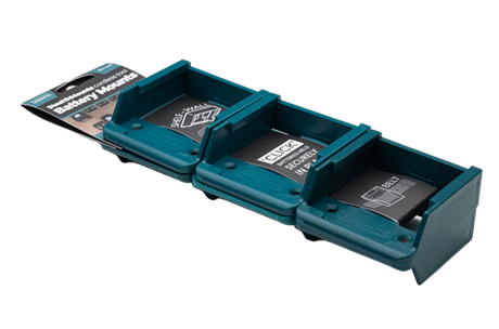 Stealthmounts bm-mk18-blu-6 batteriholder til makita 18v lxt | blå | 6 pakke - bm-mk18-blu-6