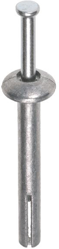 Steelies ultimate slagplug 6x 40 cilinderkraag alu zink nagel | 100 stuks - kde10600401