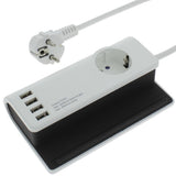 USB strømskinne - 4 porte