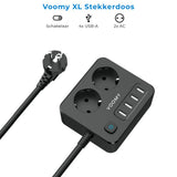 USB strømskinne - 2 porte