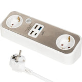 Imp USB strømskinne - 4 porte