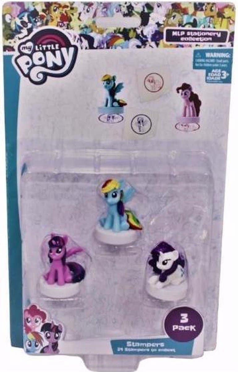 Goliath stempler lille pony, 3 i blisterpakning