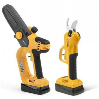 Stiga sp 100e kit combo set | incl pr 100e + sc 100e + 20v 2ah accu + standaardlader - 257122001 st1