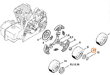 Stihl tilbehør stihl tilbehør 00009581022 | del | ring 27 mm - 00009581022