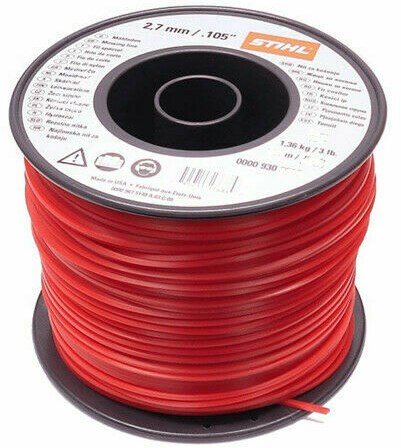 Stihl mowing line round ø 2.7 mm x 347.0 m red - 9302289 - 00009302289