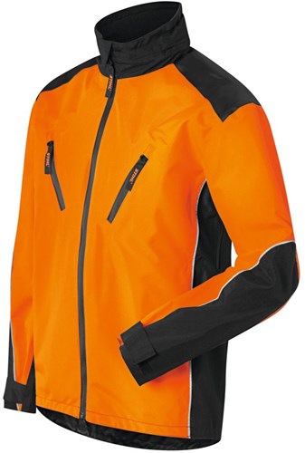Stihl vejrbestandig jakke raintec l orange - 00885540105