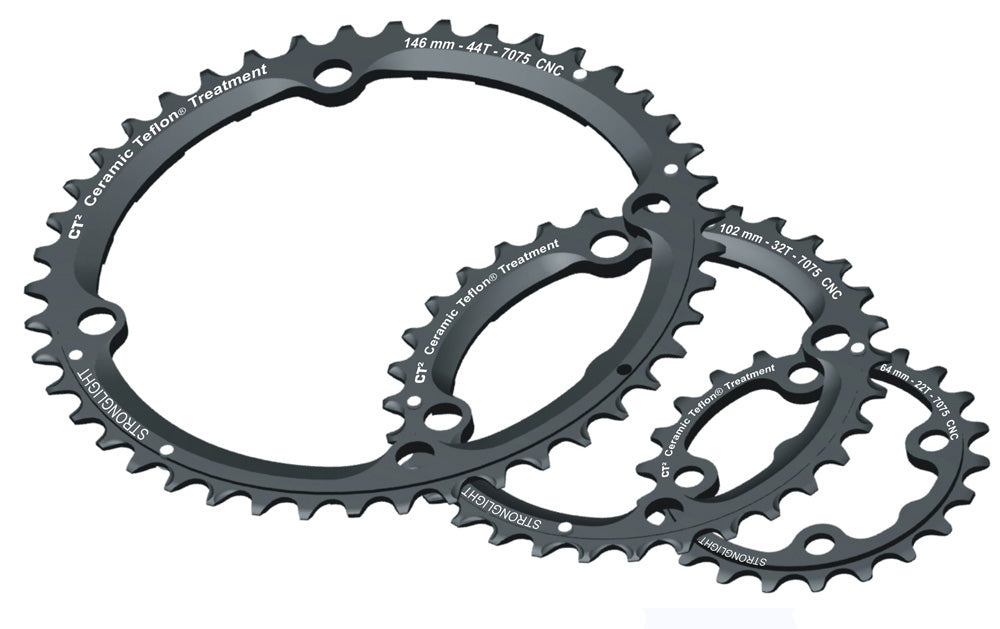 Stronglight mtb kædering til xtr 960
