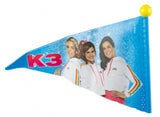 Studio 100 cykelflag k3 junior 150 cm vinyl pink gul
