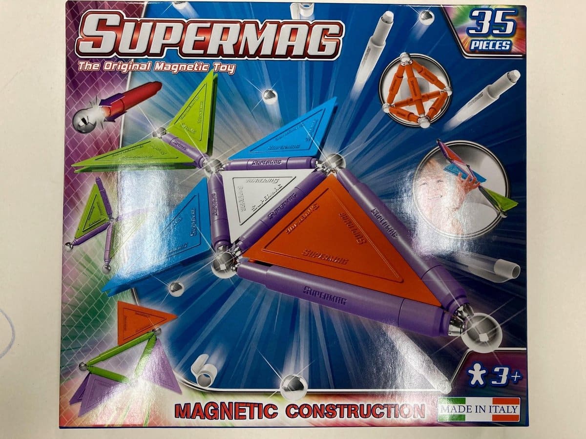 Selecta supermag - trendy magnetsæt i 35 dele