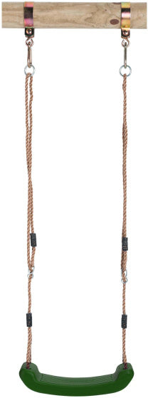 Svingende sving sæde justerbar 43 x 17 cm mørkegrøn