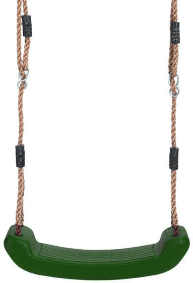 Svingende sving sæde justerbar 43 x 17 cm mørkegrøn