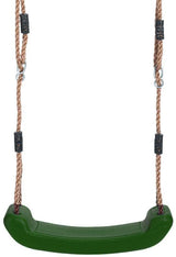 Svingende sving sæde justerbar 43 x 17 cm mørkegrøn