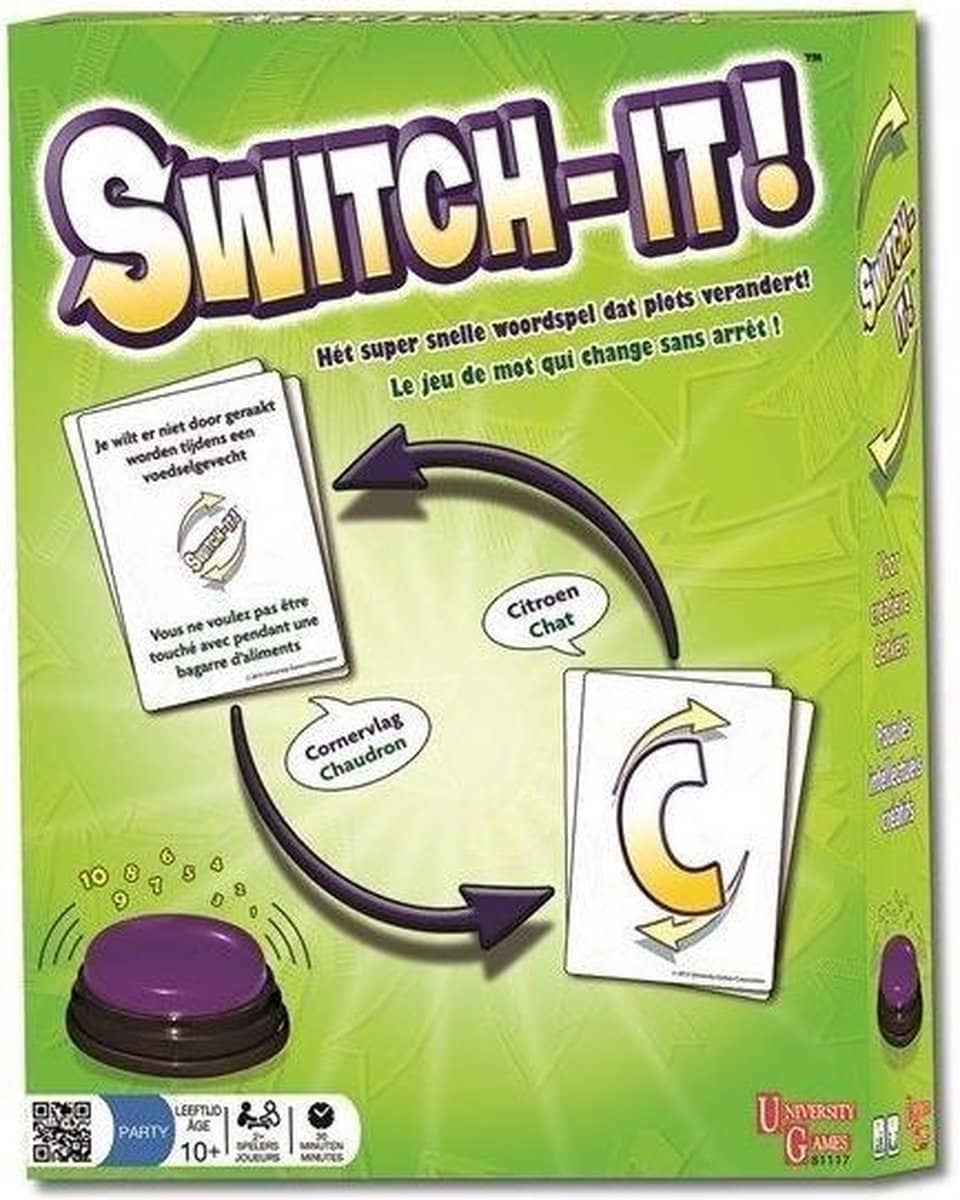 Brand unit switch-it, det superhurtige ordspil, der pludselig ændrer sig