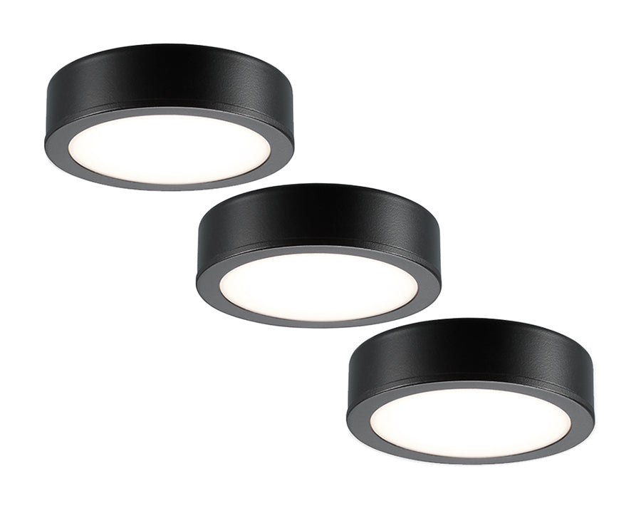 Sylvania køkkenspot LED - sæt med 3 - 270 lm - IP20 - sort