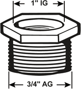 Cornat messing ms reducer vm 1''x3 4 - t396302
