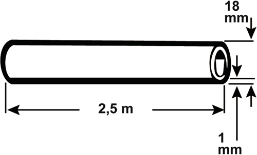 Cornat kobberrør bart 18mm 2m50 - t550112