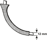 Cornat krympefjeder til kobberrør 12mm - t595201