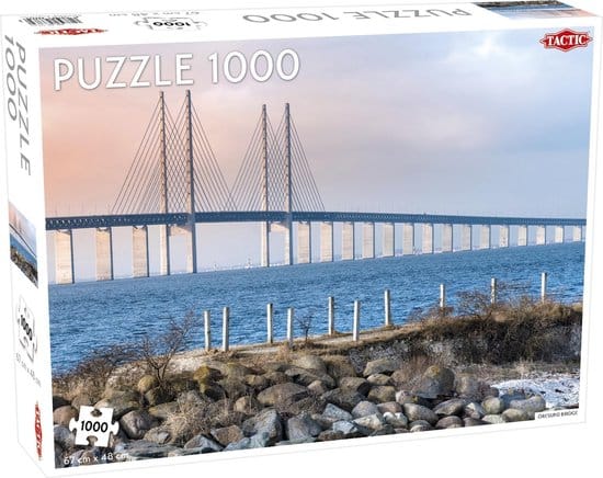 Taktikpuslespil - Öresundsbroen - 1000 brikker