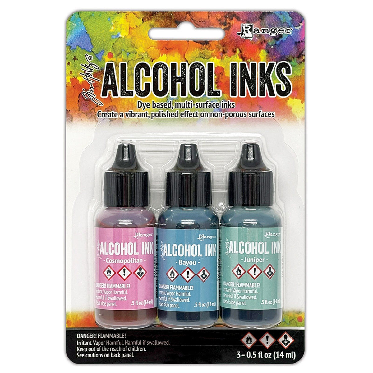 Ranger ink ranger • tim holtz alkohol ink kit getaway 3stk