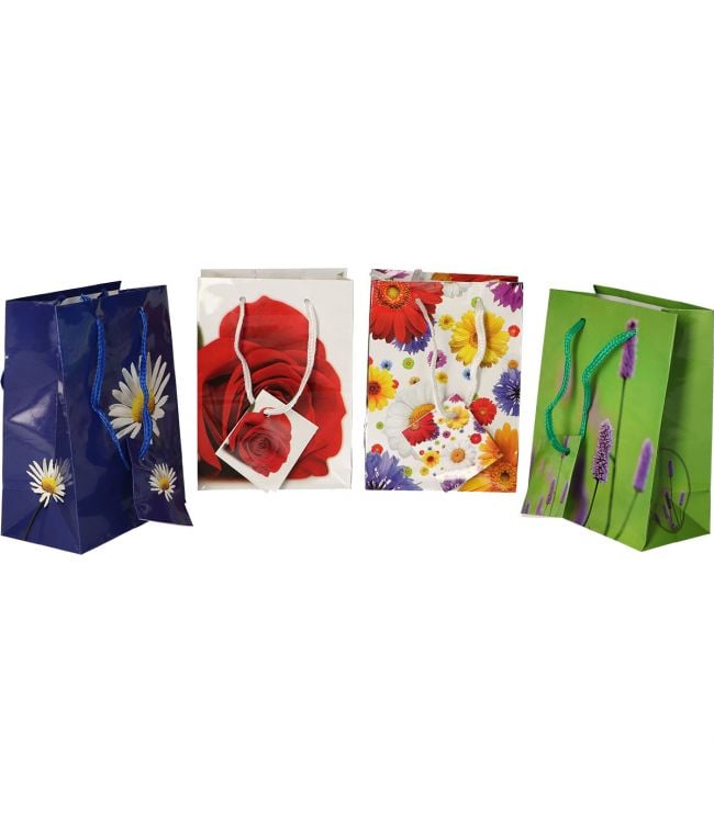 Jvdl luksus gavepose små blomster assorteret