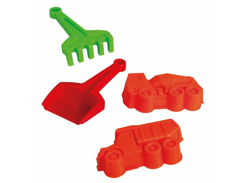 Dinotoys dino toys tatra skovl, rive og 2 sandforme