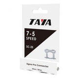 Taya kædeled sigma sc-25 1 2x3 32", 5~7 sp, zlv, p 2