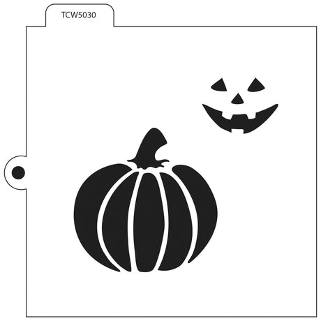 Håndværkerens værksted • kagestencil jack-o-lanterne