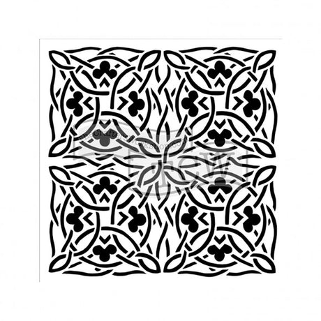 Håndværkerens værksted • skabelon 15x15cm keltisk design