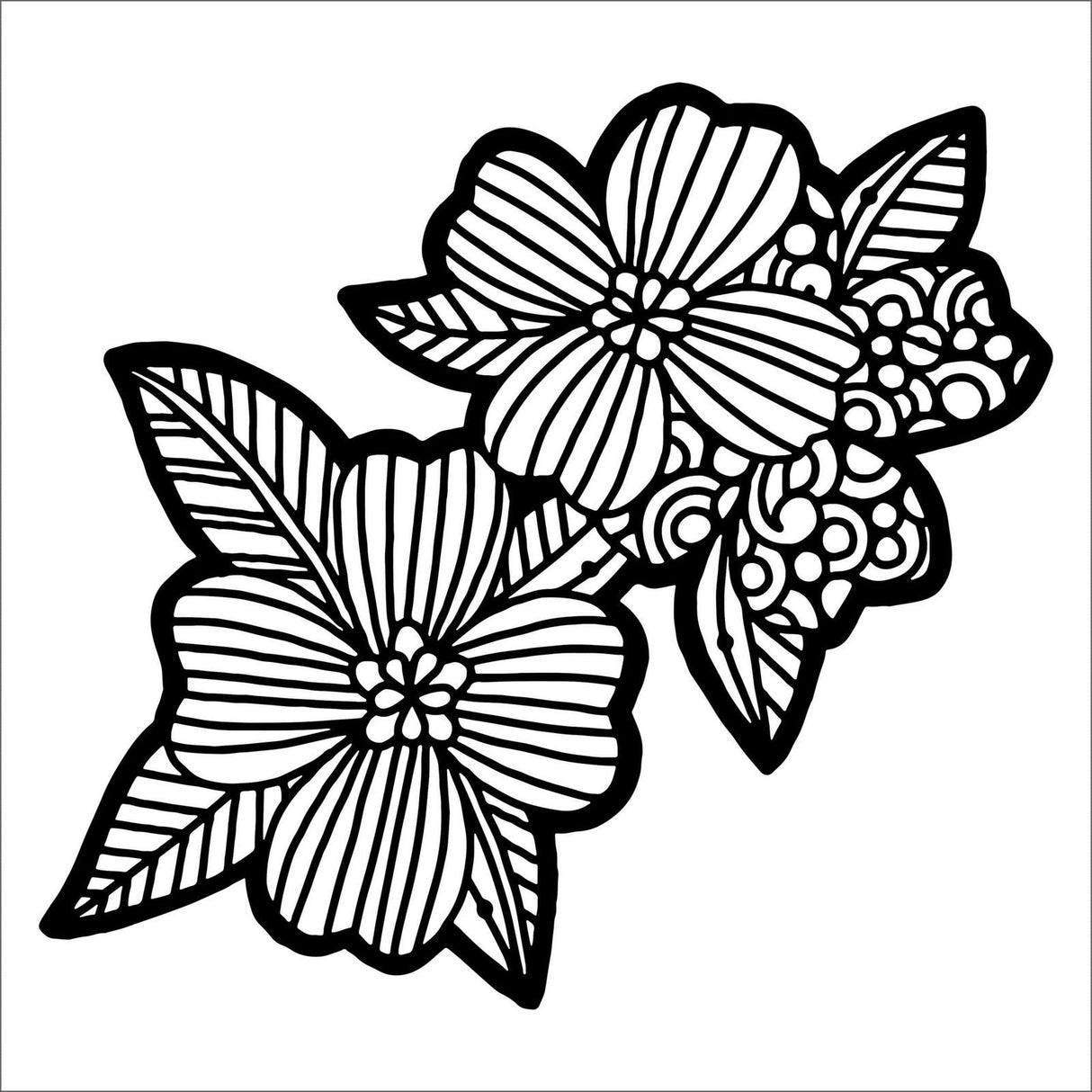Håndværkerens værksted • stencil kornel par 30,5x30,5cm