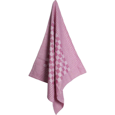 Kokkehåndklæde rød stor diamant 70x70cm pakke med 12 stk.