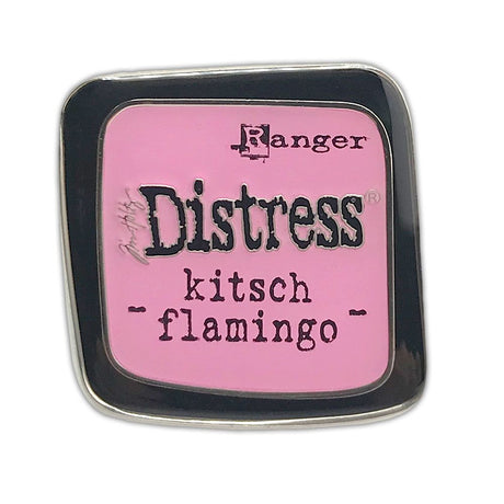 Ranger ink ranger • tim holtz distress emalje pin kitsch flamingo