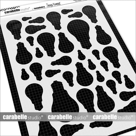 Carabelle studio • stencil a4 lysstråle fra soraya hamming