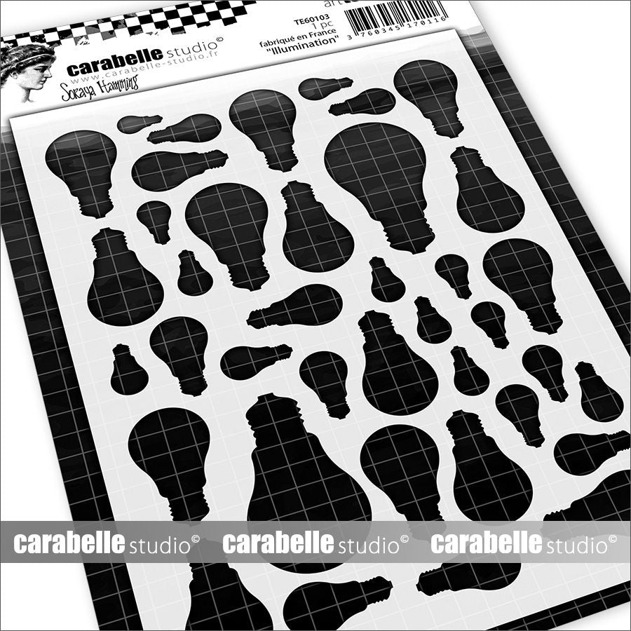 Carabelle studio • stencil a6 belysning af soraya hamming