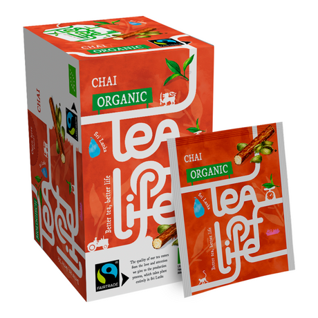 Tea of life fairtrade organic chai (25x 1.5 gram)