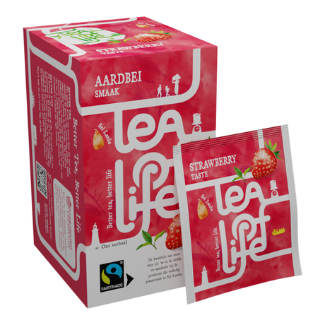 Tea of life strawberry 1.5gr. (100 stuks)