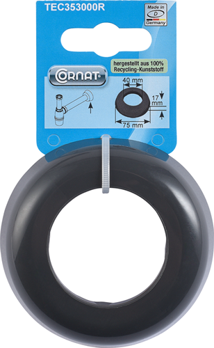 Cornat roset 40x75mm plast sifon størrelse - tec353000r