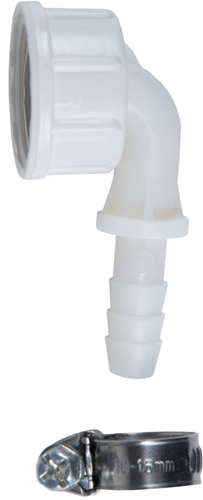 Cornat hjørneskrueforbindelse 3 8 PVC - tec357301