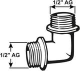 Cornat messing lm knæ mm 1 2 - tec386151