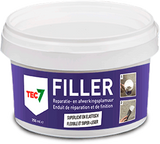 Tec7 filler pot alt-i-én spartelmasse og finish kit 250ml - 601025000