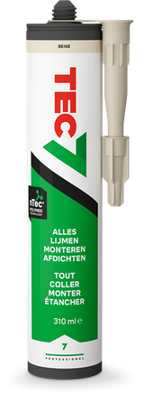 Tec7 patron universal sæt 310ml beige - 535906000