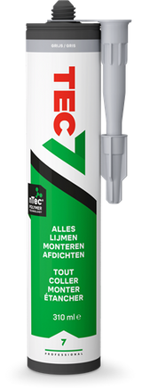 Tec7 patron universal sæt 310ml grå - 535306000