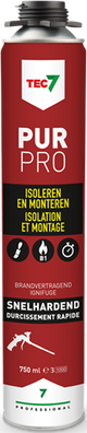 Tec7 pur pro højkvalitets PU-skum 750ml - 670005000