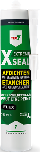Tec7 x-seal antracit, patron, 310 ml | forsegl alt og overalt - 528014000