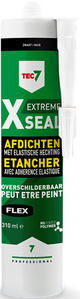 Tec7 x-seal sort, patron, 310 ml | forsegl alt og overalt - 528013000