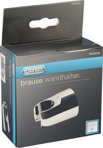 Cornat vægholder brusehoved rund ch - tecb3382